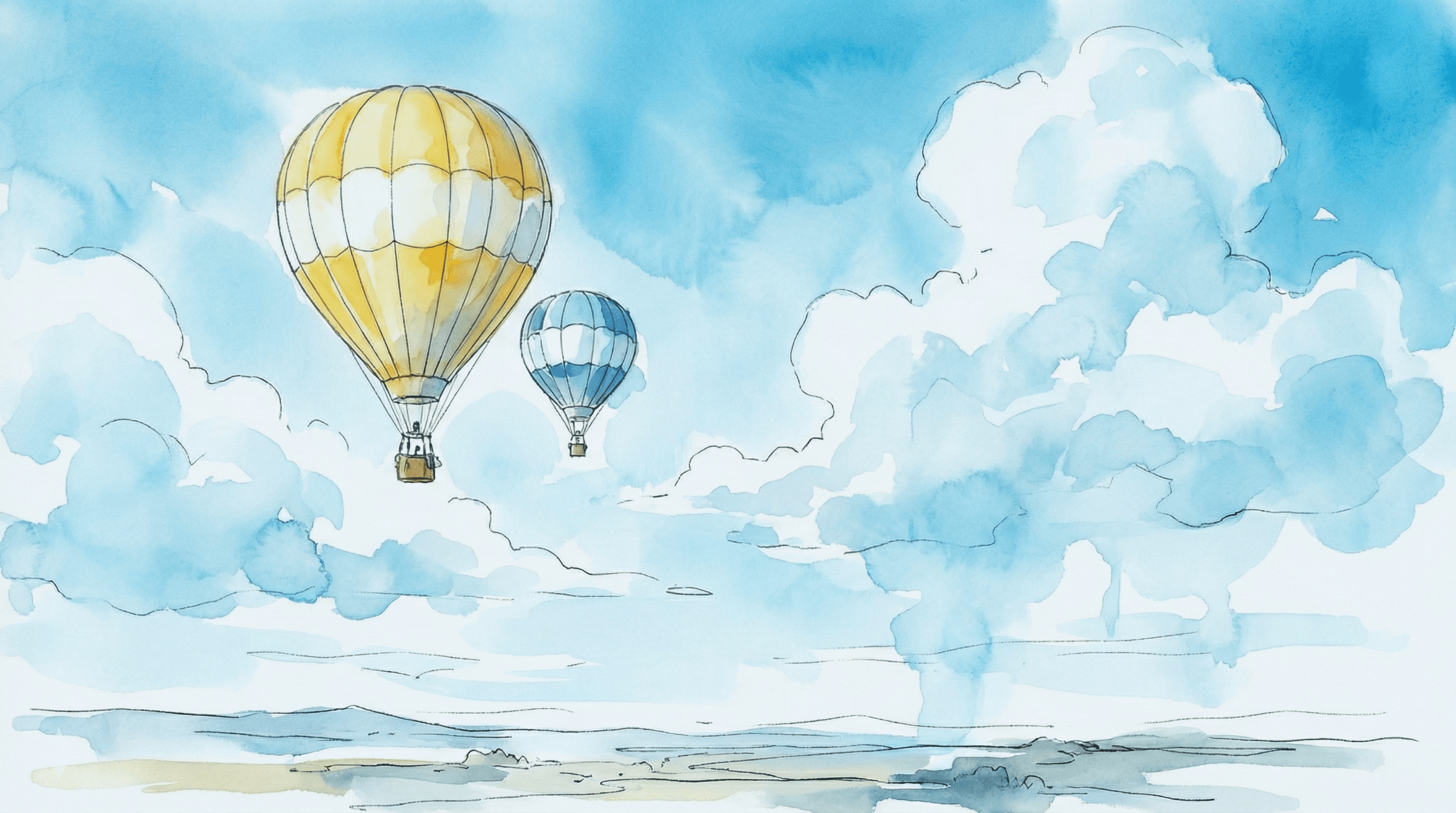 Nestvst atmospheric blue background